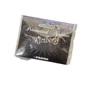 KIMBERLY  Silvertone Rhinestone Accent 14.5" w 4.5" Multi Ring Ext Necklace